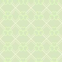 Geometric simple St Patricks day pattern vector