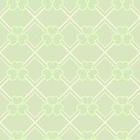 Geometric simple St Patricks day pattern vector