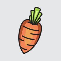 illustration Carrot. design Carrot Vegetable. Carrot design illustration and icon for website, digital and print vector