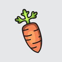 illustration Carrot. design Carrot Vegetable. Carrot design illustration and icon for website, digital and print vector