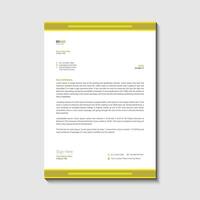 business letterhead template vector