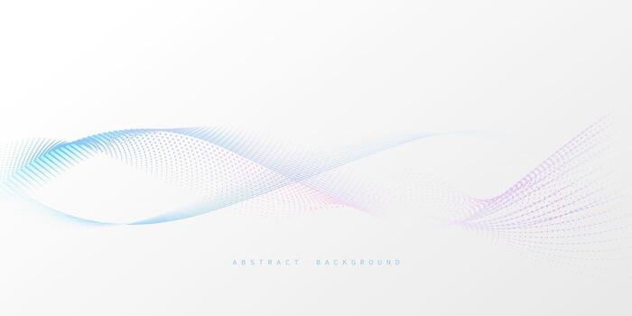 point flow particle wave curve pattern concept of technology modern illustrations vector