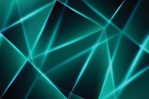 Abstract luxury green light polygon with dark template background. Premium style for poster, cover, print, artwork vector