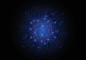Abstract digital background with technology circuit board texture. Electronic motherboard illustration. Communication and engineering concept vector