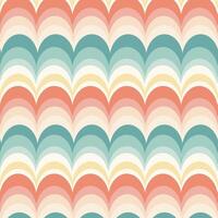 retro wavy pattern design background vector