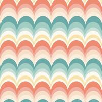 retro wavy pattern design background vector