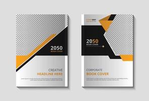 Annual report brochure flyer design template, Leaflet, presentation book cover templates, layout in A4 size vector