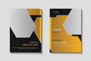 Annual report brochure flyer design template, Leaflet, presentation book cover templates, layout in A4 size vector