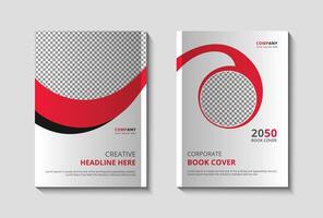 Annual report brochure flyer design template, Leaflet, presentation book cover templates, layout in A4 size vector