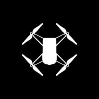 Drone Camera or UAV Silhouette, Flat Style, Can use for Art Illustration, Apps, Website, Pictogram, Logo Gram, or Graphic Design Element vector