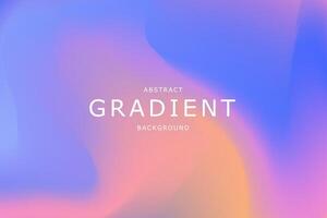 Trendy gradient background with bright colors vector