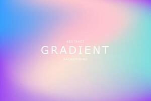 Trendy gradient background with bright colors vector