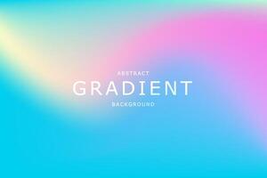 Trendy gradient background with bright colors vector