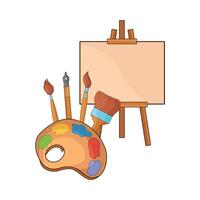 illustration of paint board vector