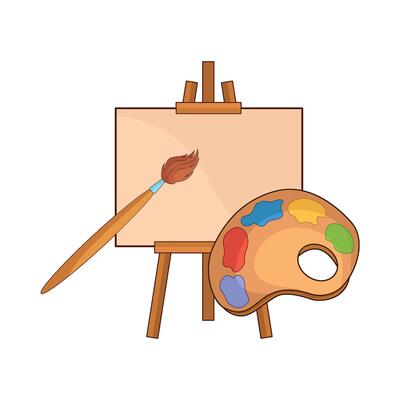 illustration of canvas