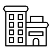 Appartment Line Icon vector