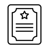 Greeting Card Line Icon vector