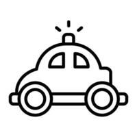 Car Line Icon Design vector