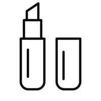 Lipstick Line Icon vector