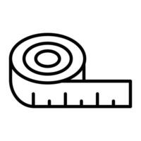 Measurement Line Icon vector