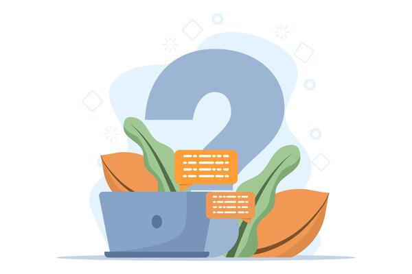 frequently asked questions concept. customer service, contact us, FAQ concept for landing page, mobile app, web banner, infographic, template flat illustration on white background.