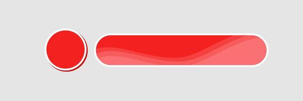 social media lower third, with red shape overlay strip . News Lower Third vector