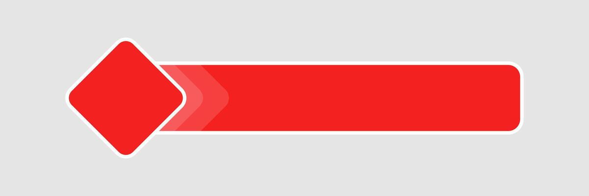 social media lower third, with red shape overlay strip . News Lower Third
