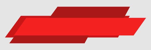 social media lower third, with red shape overlay strip . News Lower Third vector