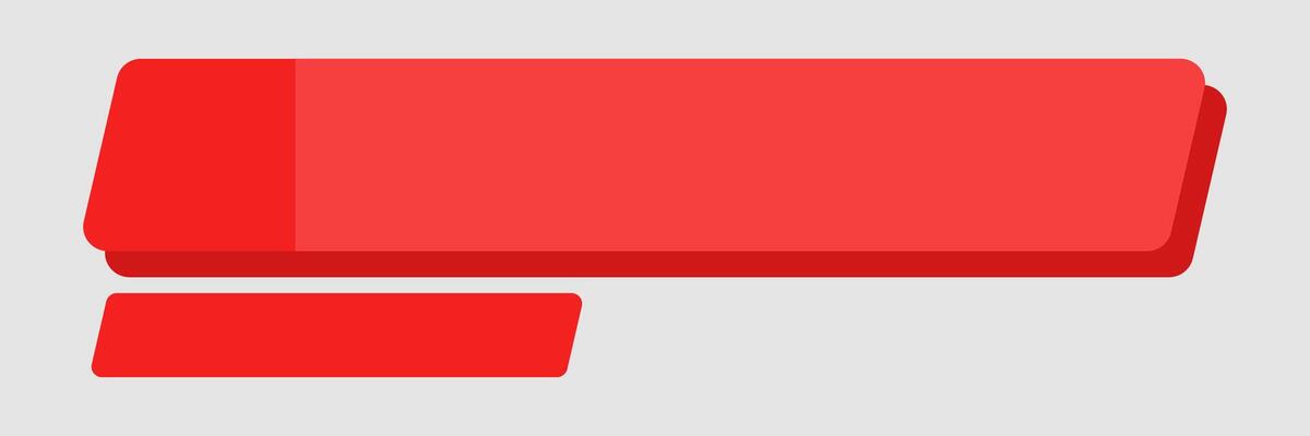 social media lower third, with red shape overlay strip . News Lower Third
