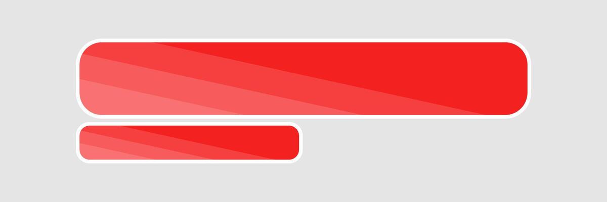 social media lower third, with red shape overlay strip . News Lower Third