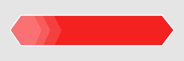 social media lower third, with red shape overlay strip . News Lower Third vector