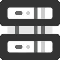 Storage data icon symbol image for database illustration vector