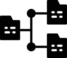 almacenamiento datos icono símbolo imagen para base de datos ilustración vector