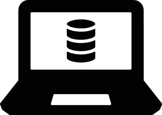 Storage data icon symbol image for database illustration