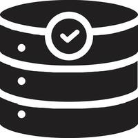 Storage data icon symbol image for database illustration vector