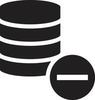 Storage data icon symbol image for database illustration vector