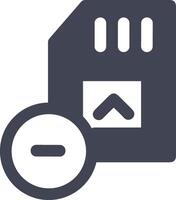 Storage data icon symbol image for database illustration vector