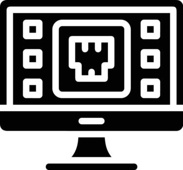 Storage data icon symbol image for database illustration vector