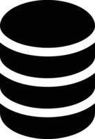 Storage data icon symbol image for database illustration vector