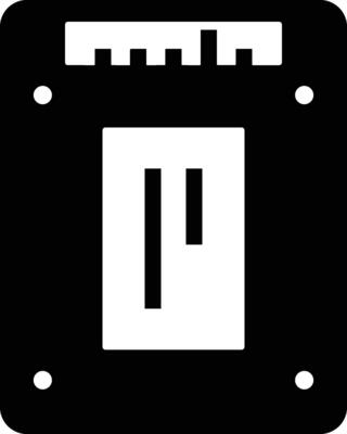 Storage data icon symbol image for database illustration