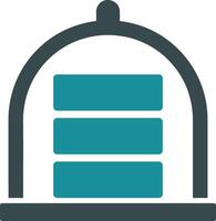 Storage data icon symbol image for database illustration vector