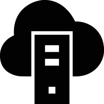 Storage data icon symbol image for database illustration vector