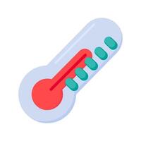 clásico vaso termómetro medición temperatura vector