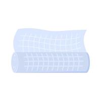 Roll Of Perforated Paper Icon Sanitary Paper Towel vector