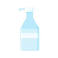 Plastic Sanitizer With Dispenser Device vector