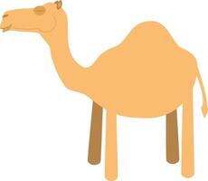 Cute cartoon camel illustration vector