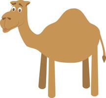 Cute cartoon camel illustration vector