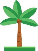 Cute cartoon illustration of a tree vector