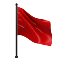 Red flag isolated png