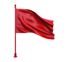 rouge drapeau isolé png